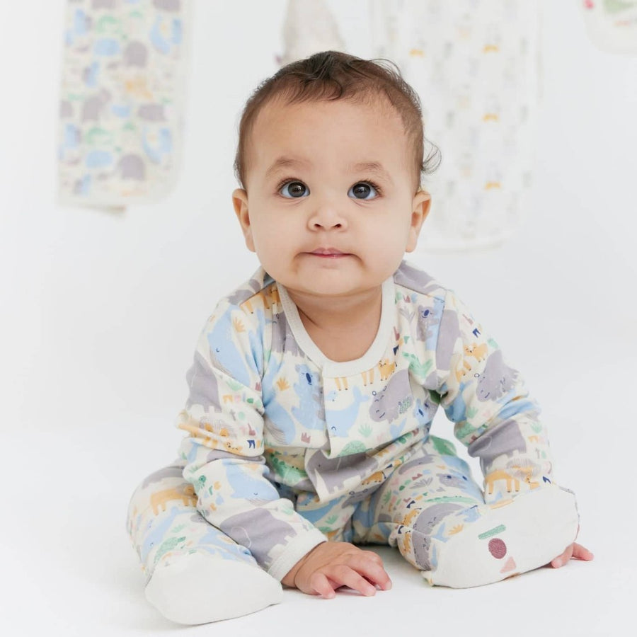 Organic Cotton Magnetic Footie - Little Lovin'