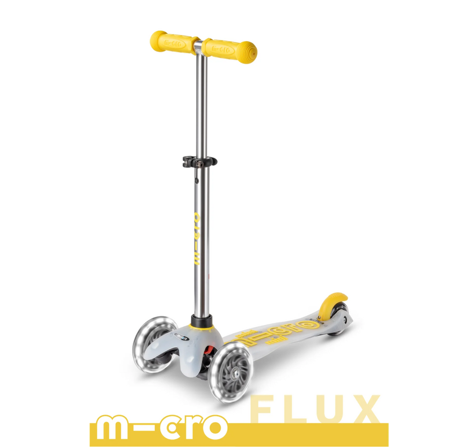 Mini Deluxe LED Scooter - Yellow Flux