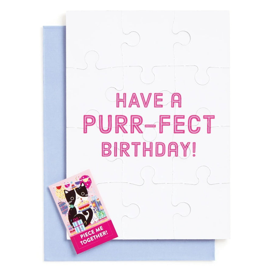 Greeting Card Puzzle - Purr-fect Cat