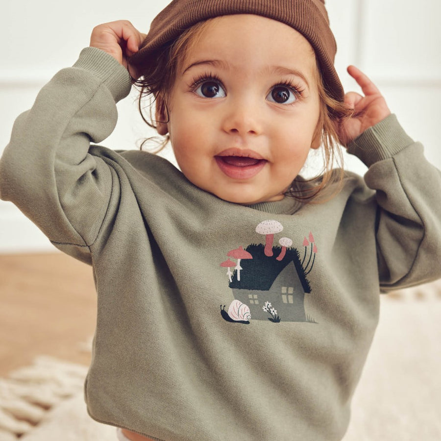 Organic Baby Sweatshirt - Botany