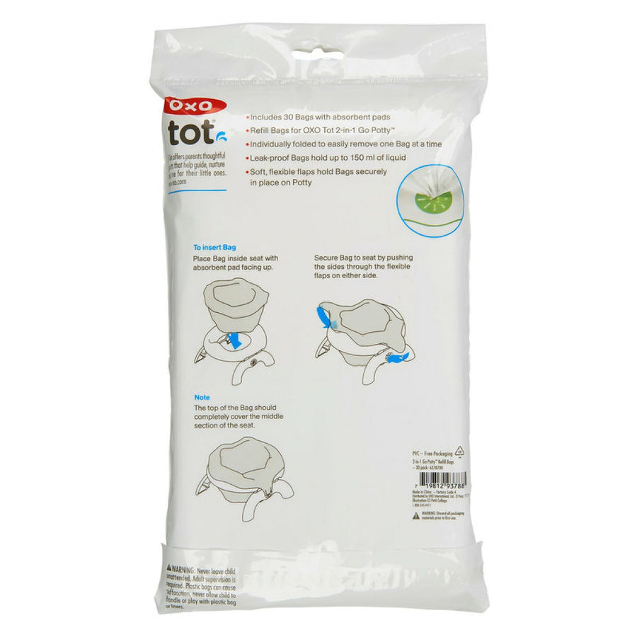 2-in-1 Go Potty Liners - 30 Pack