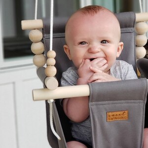 Indoor Baby/Child Swing - Gray