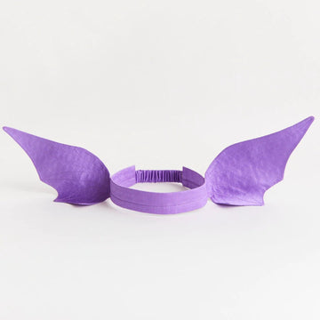 Silk Dragon/Dinosaur Ears Headband - Purple