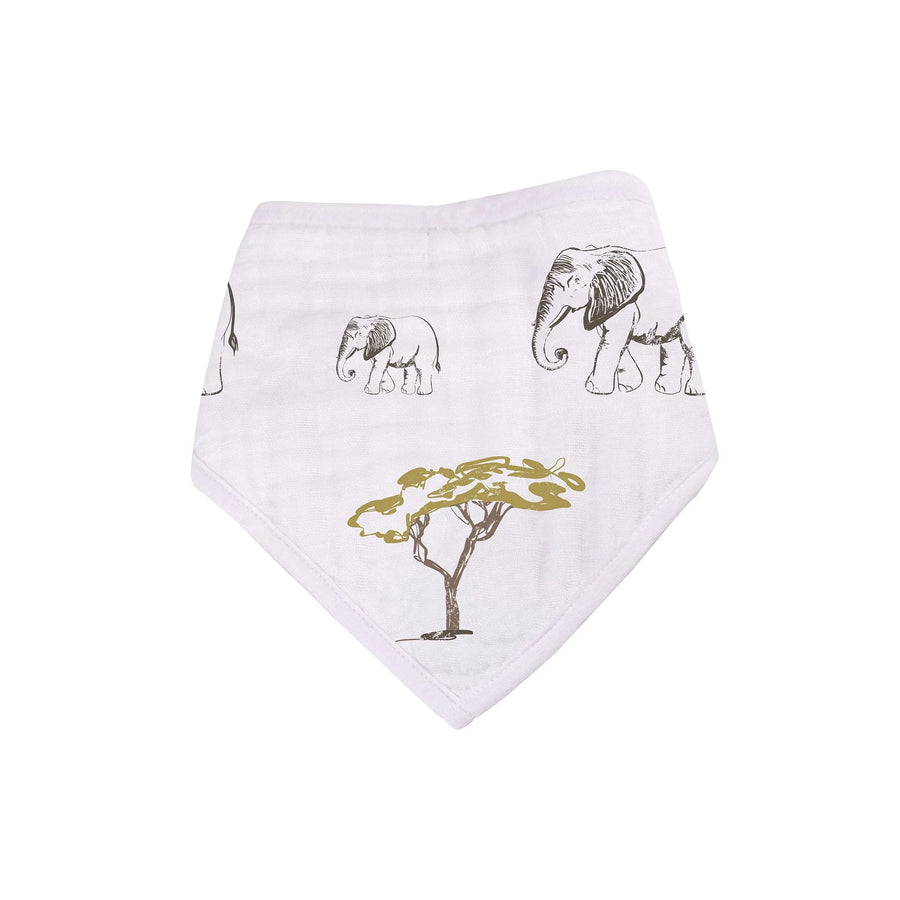 Bamboo Bandana Bibs 4 pack - On The Savannah