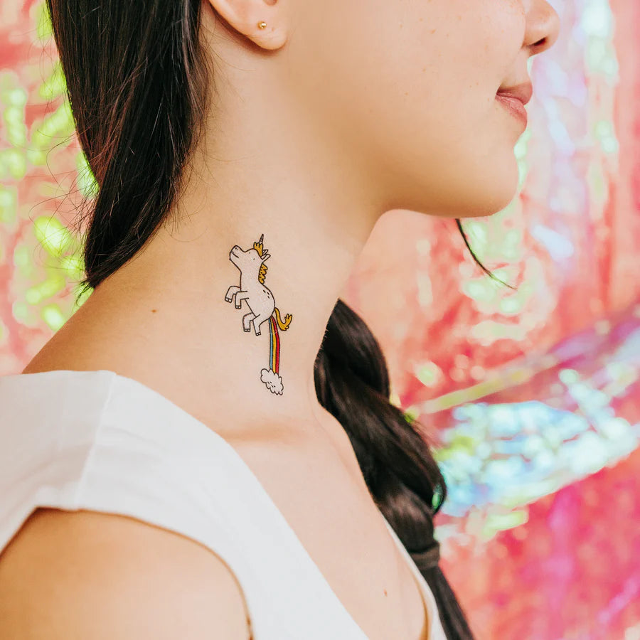 Temporary Tattoo Pair - Magical Unicorn