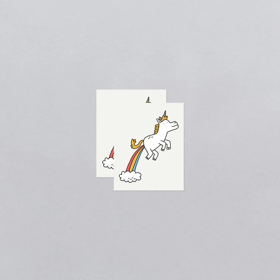 Temporary Tattoo Pair - Magical Unicorn