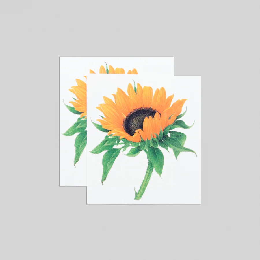 Temporary Tattoo Pair - Sunflower