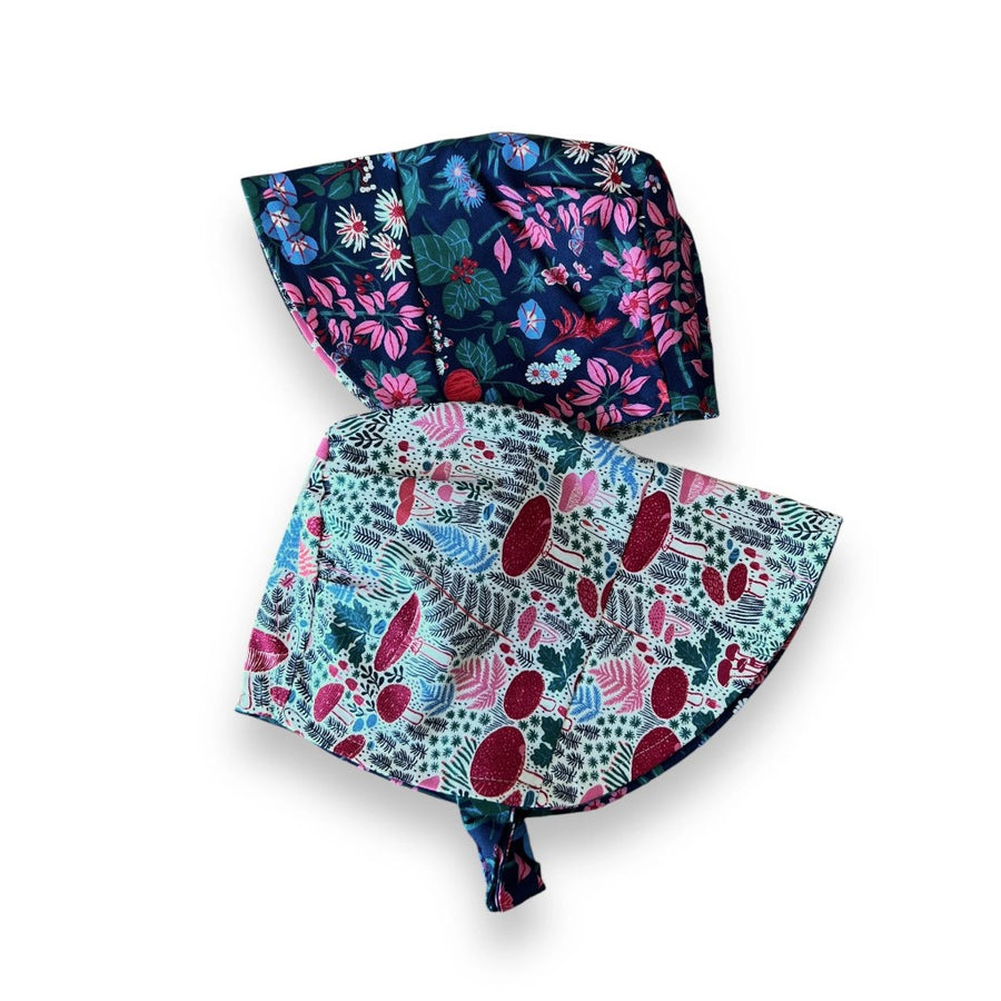 Organic Reversible EcoBonnet Sun Hat - Forest Path