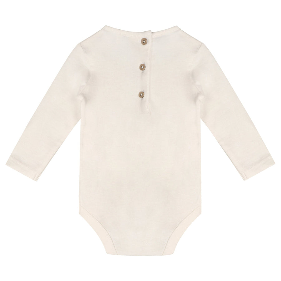Crab Embroidered Knit Baby Romper & Bodysuit Set
