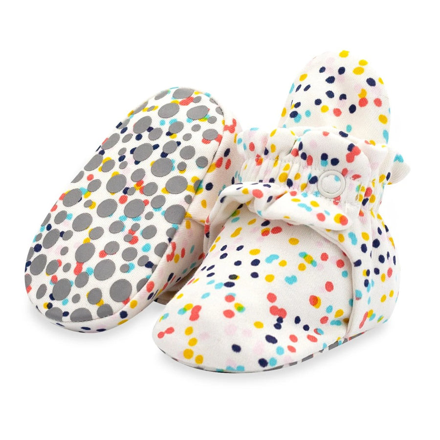 Organic Cotton Baby Booties - Confetti
