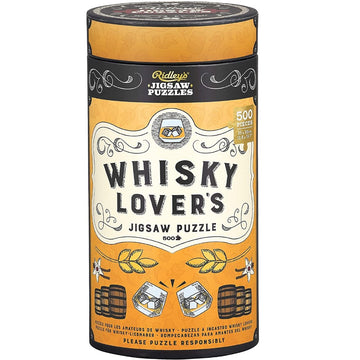 500 Piece Ridley's Jigsaw Puzzle - Whisky Lovers
