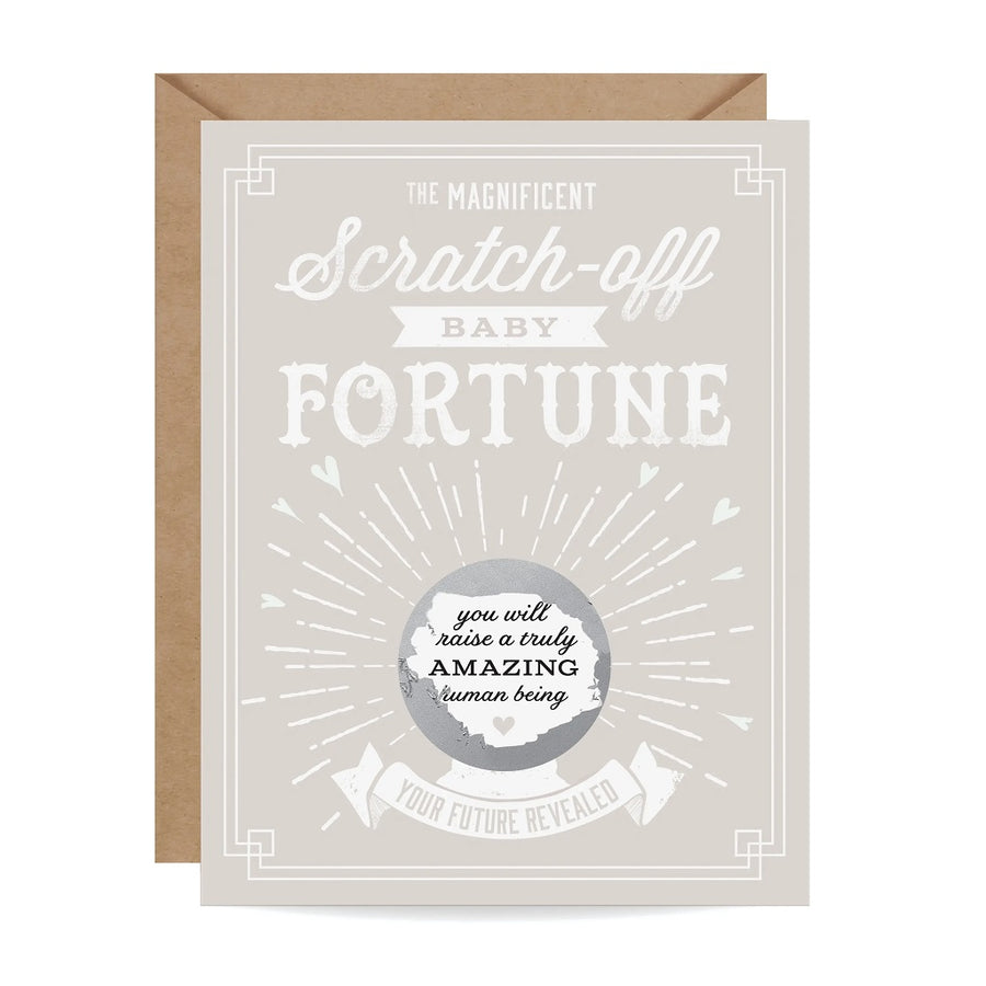 Baby Fortune Scratch Off Greeting Card