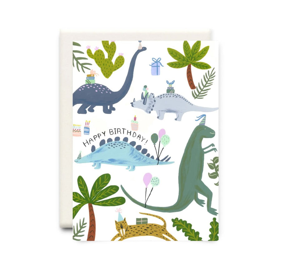 Dino Birthday Greeting Card