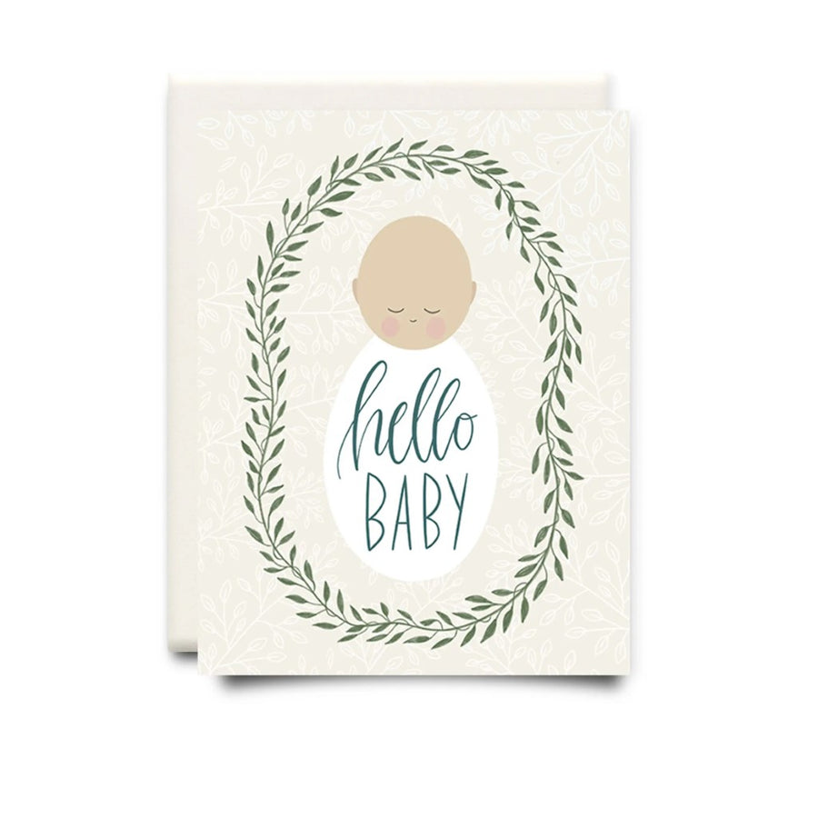 Hello Baby New Baby Greeting Card