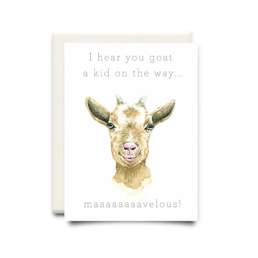 Kid on the Way New Baby Greeting Card
