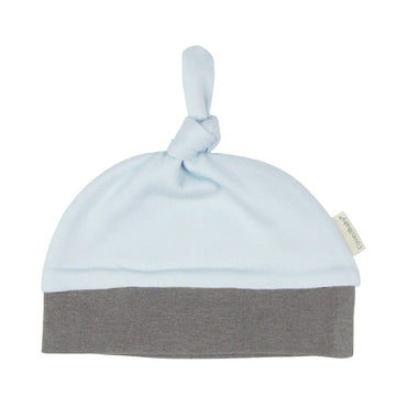 Banded Top Knot Hat - Moonbeam/Mist