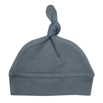 Banded Top Knot Hat - Moonstone