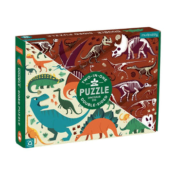 Double-Sided Puzzle - Dinosaur Dig