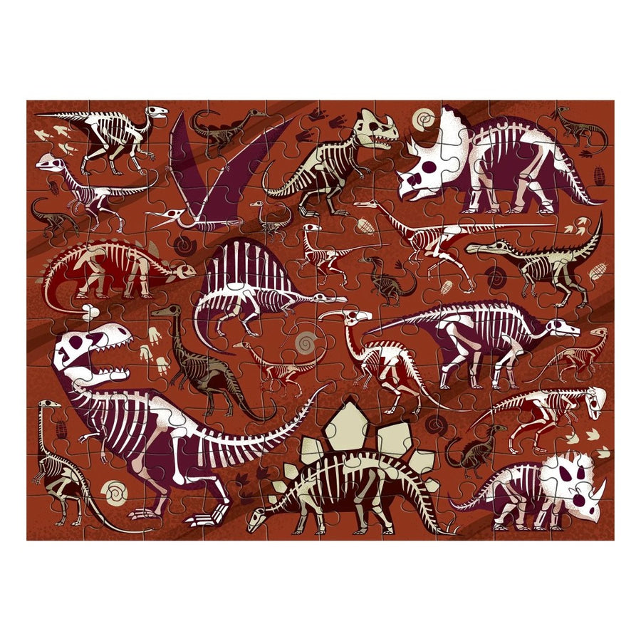 Double-Sided Puzzle - Dinosaur Dig