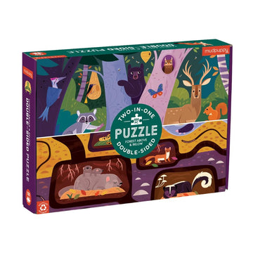 Double-Sided Puzzle - Forest Above & Below