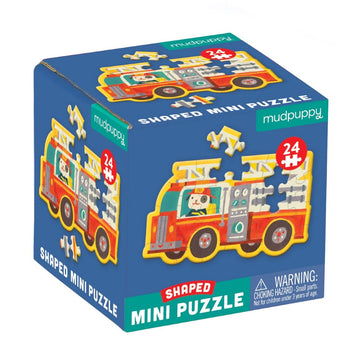 Shaped Mini Puzzle - Firetruck