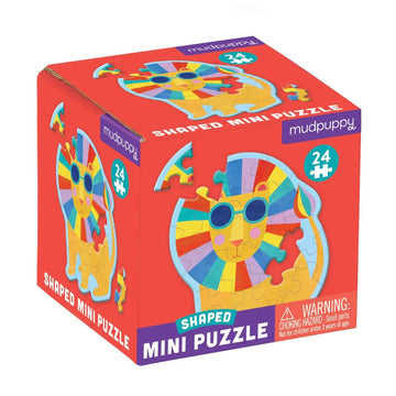 Shaped Mini Puzzle - Rainbow Lion