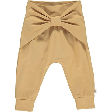 Cozy Me Bow Pants - Cinnamon