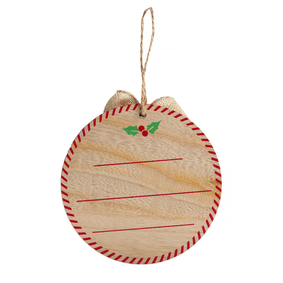 Baby Hand/Foot Print Fill In Holiday Ornament