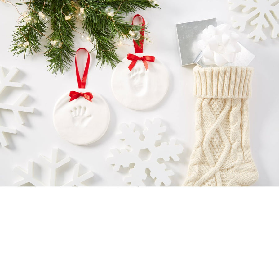 Babyprints Keepsake Ornament Kit Set of 2