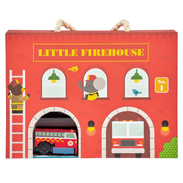 Wind Up & Go Play Set - Firehouse