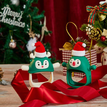 Never Drop Teether Penguin/Reindeer Christmas Set