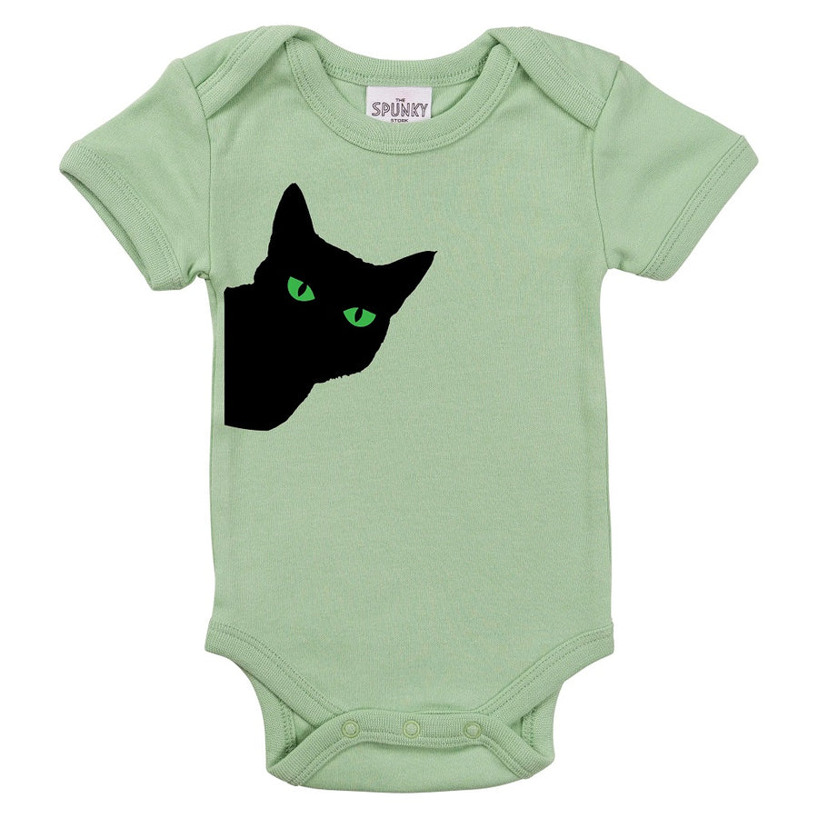 Organic Black Cat Bodysuit/Toddler Tee