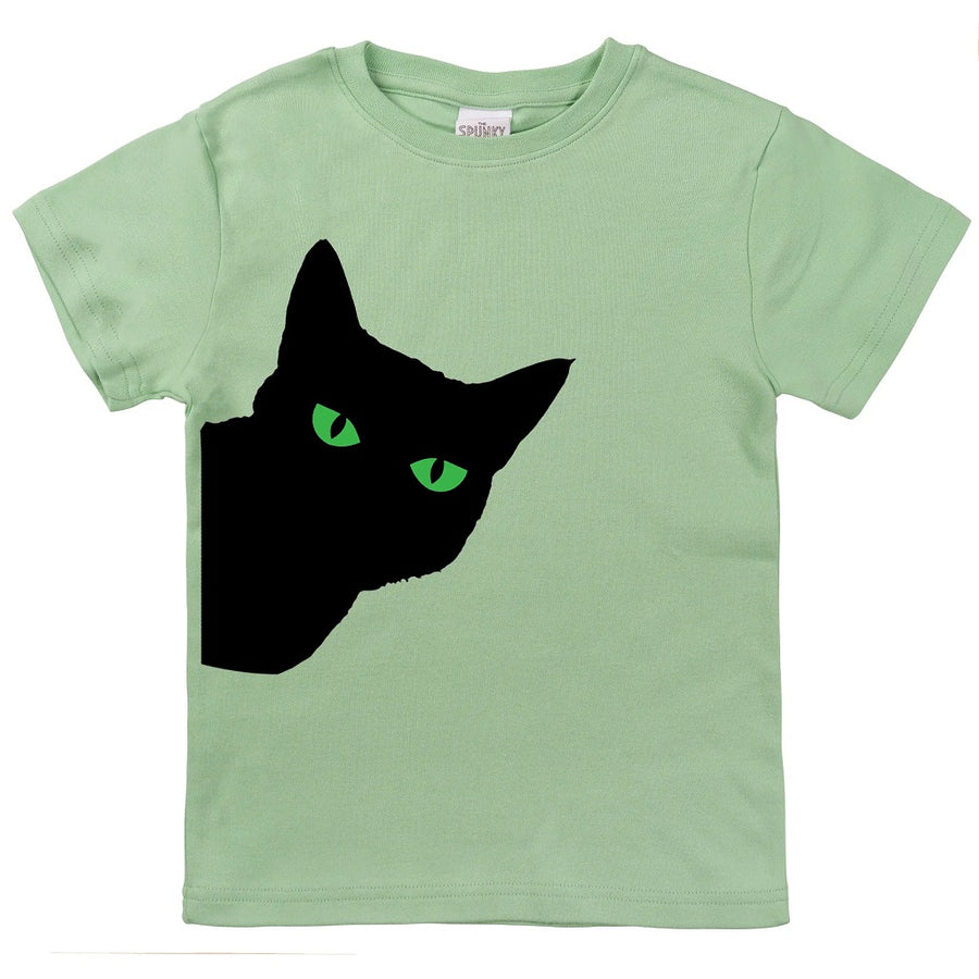 Organic Black Cat Bodysuit/Toddler Tee