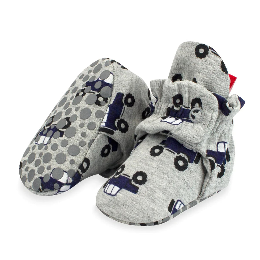 Organic Cotton Baby Booties - Off Road