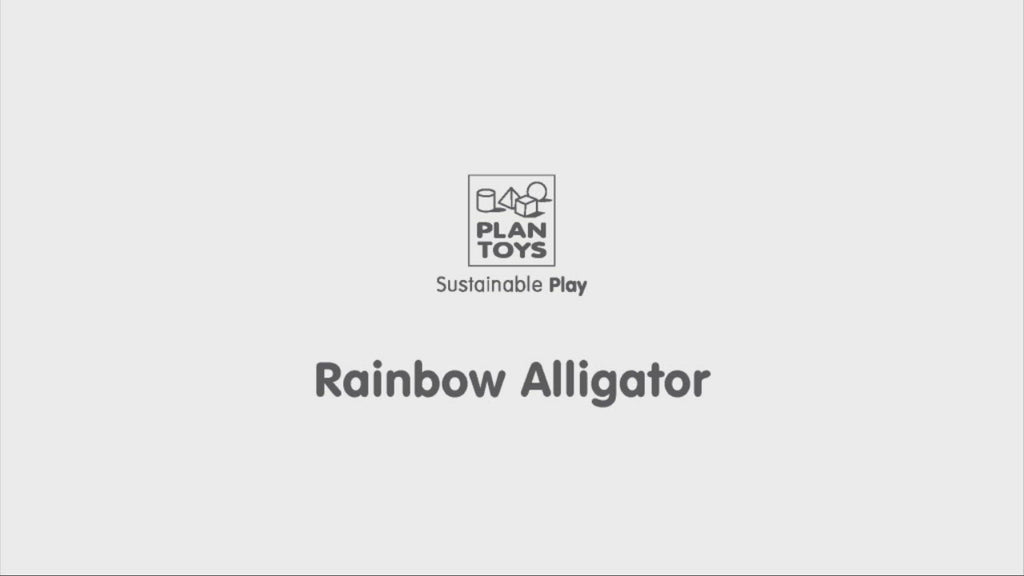Plan toys rainbow best sale alligator