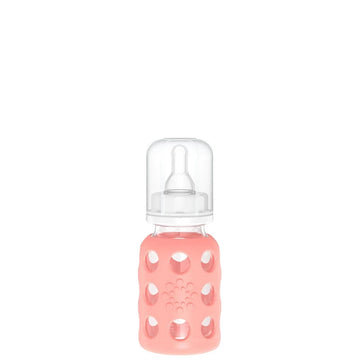 4 oz Glass Baby Bottle with Silicone Sleeve