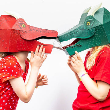 Make Your Own Fire-Breathing Dragon Mask
