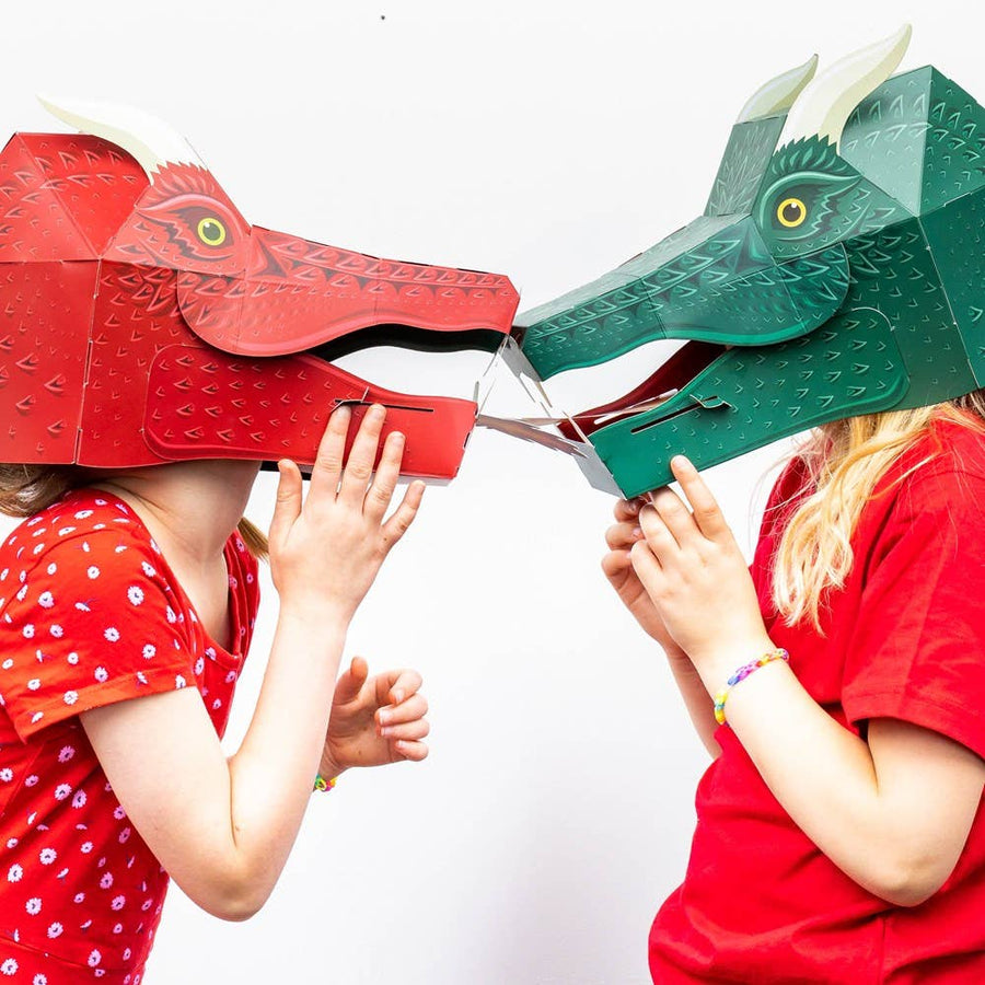 Make Your Own Fire-Breathing Dragon Mask