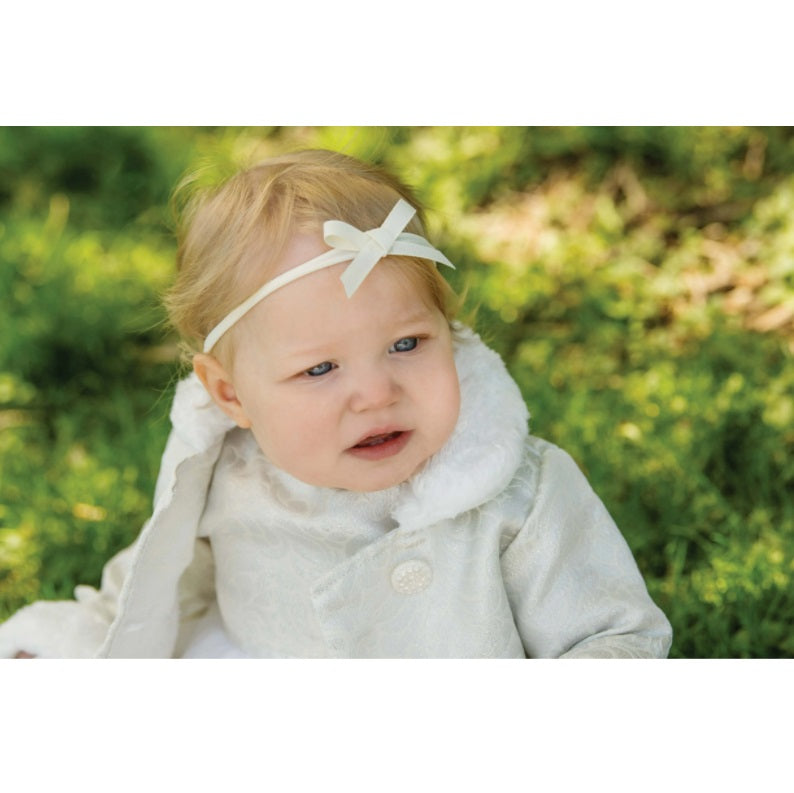 Grosgrain Shoelace Baby Bow Headband