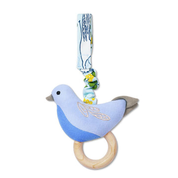 Organic Bird Rattling Stroller Toy