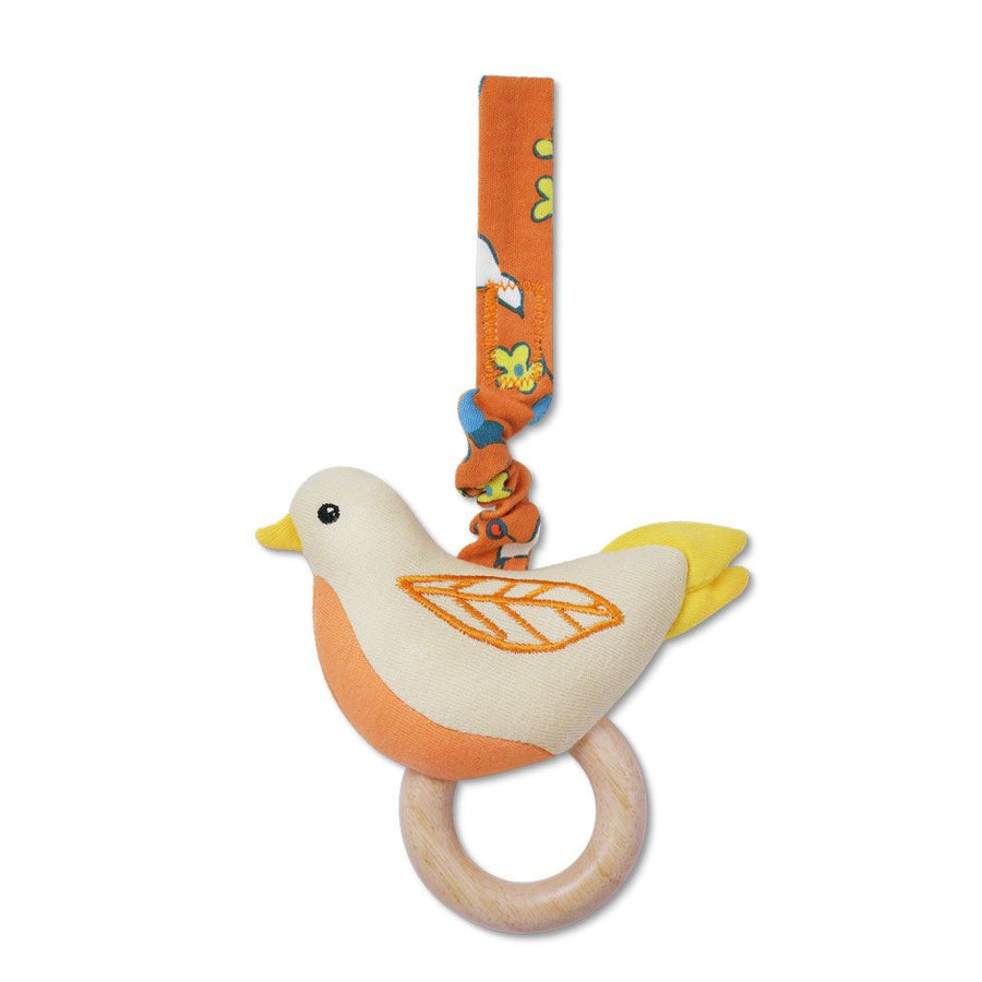 Organic Bird Rattling Stroller Toy