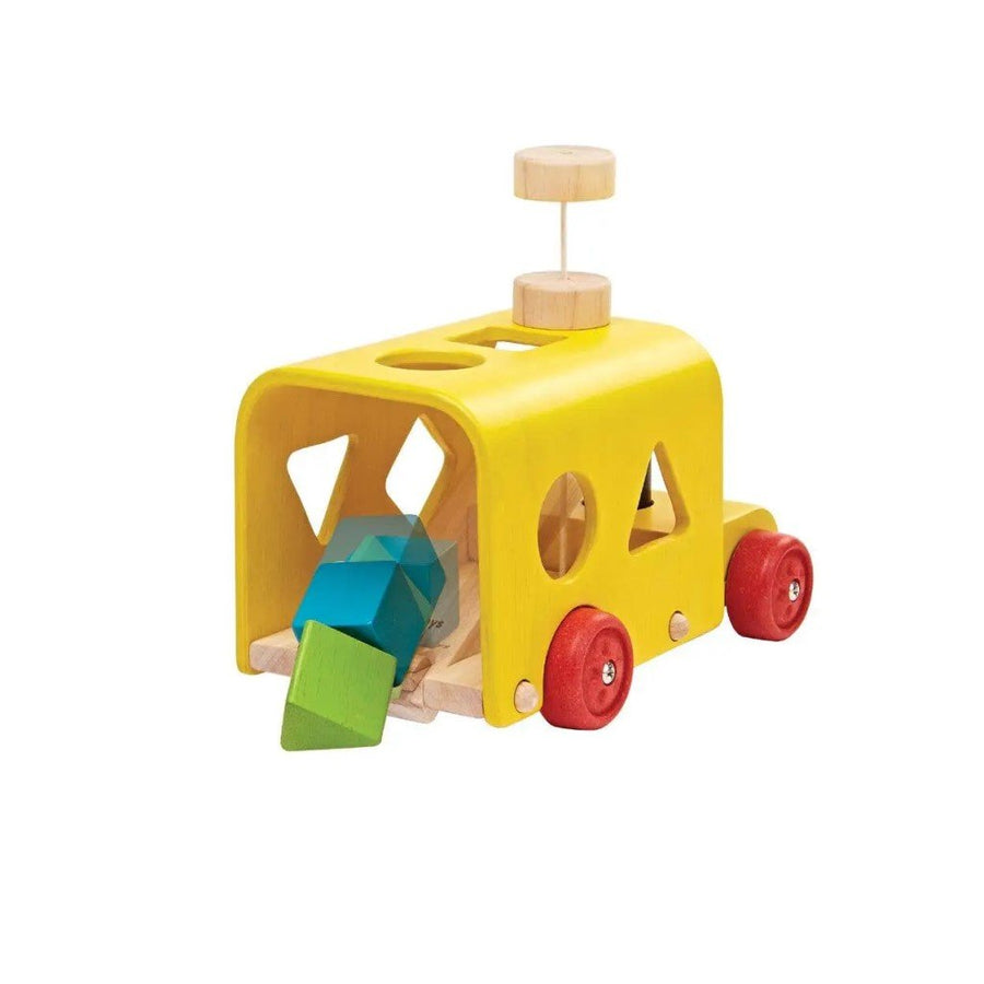 Sorting Bus Wooden Sorting Pull Toy