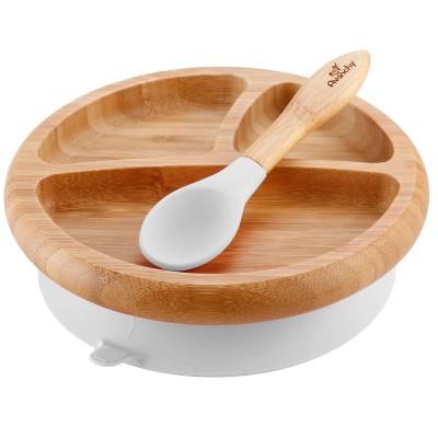 Bamboo Baby Suction Plate & Spoon