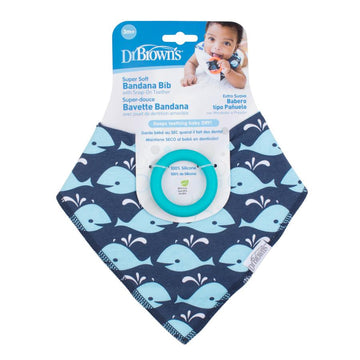 Bandana Bib with Snap-On Teether