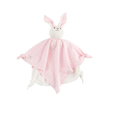 Bunny Blanket Lovey Friend - Pink Stripe