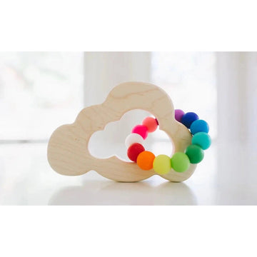 Cloud Grasping Toy with Teething Beads