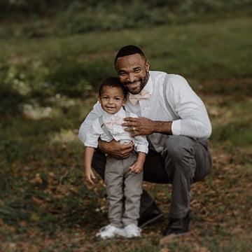 Daddy & Me Matching Bow Tie and Suspenders Set