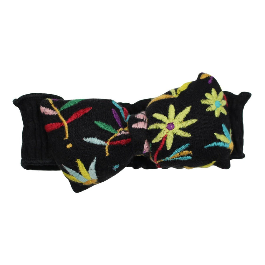 Embroidered Bowtie Headband