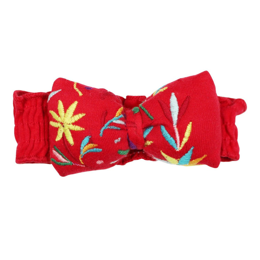 Embroidered Bowtie Headband