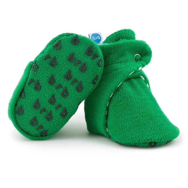 Fleece Baby Booties - Wintergreen